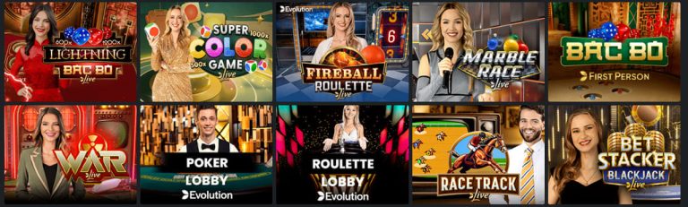 Touch Casino jeux live