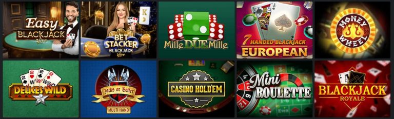 Touch Casino jeux table