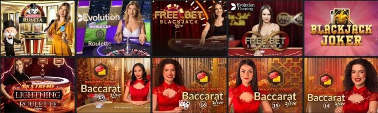 Touch Casino jeux live